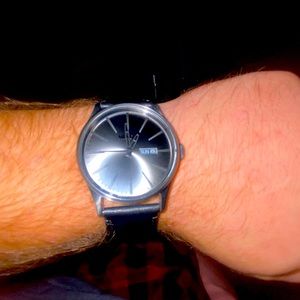 Nixon Sentry leather